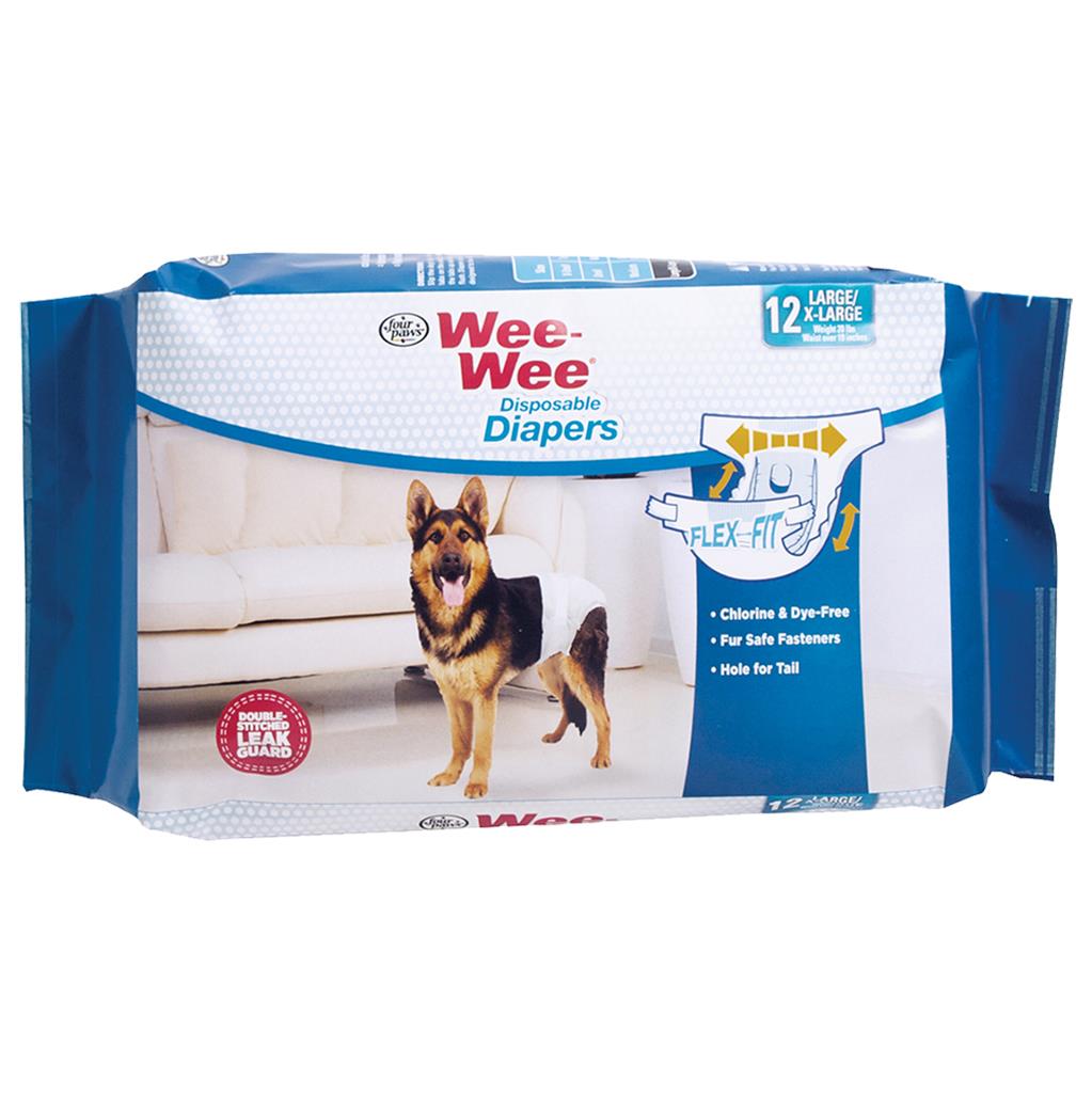 Four Paws Wee-Wee Disposable Diapers