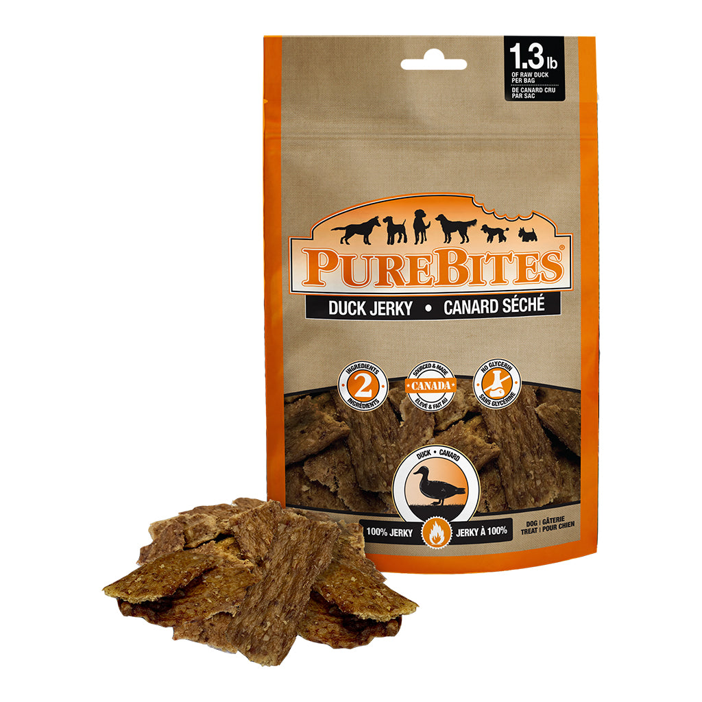 PureBites Duck Jerky Dog Treats