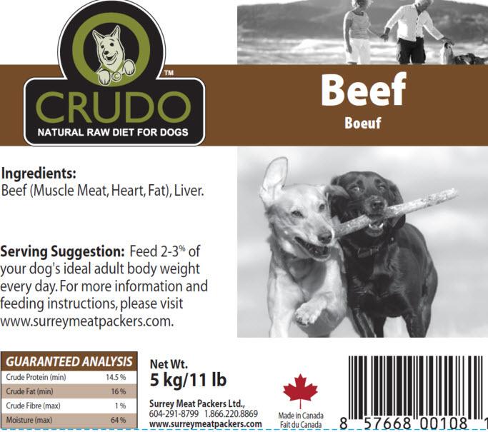 Surrey meat packers 2025 raw dog food