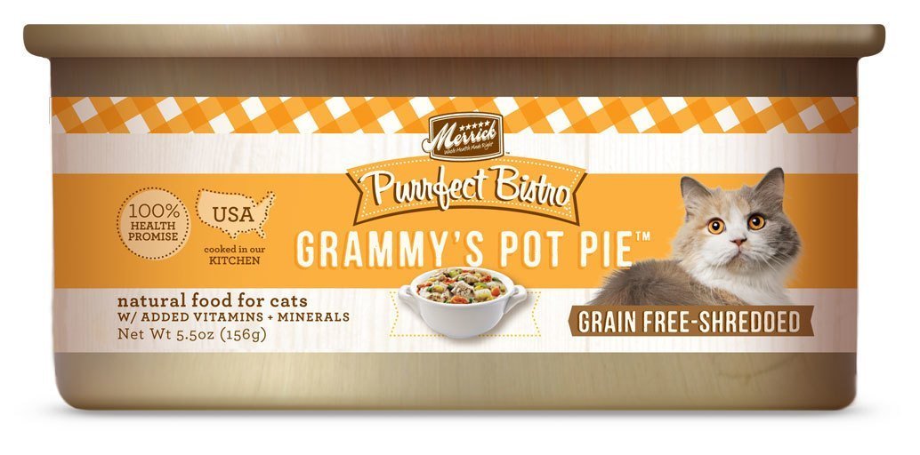 Merrick Purrfect Bistro Grain-Free Grammy's Pot Pie 24 x 5.5 oz. cans.