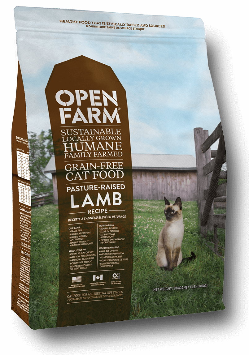 Open Farm Pasture Raised Lamb Recipe for Cats 8lbs.