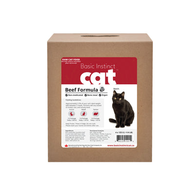 3P naturals -Basic Instinct - Non-Medicated Beef  for Cats