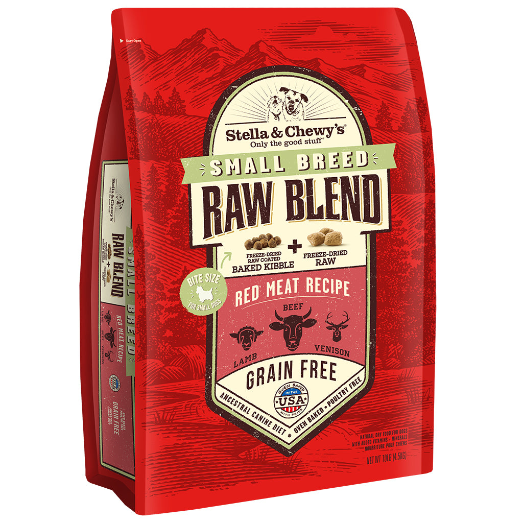 Stella and Chewy - Small Breed Red Meat Raw Blend Kibble 10lb Bag