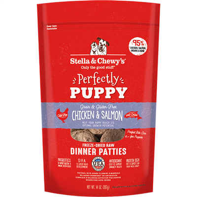 Stella & Chewy's Freeze-Dried PUPPY Chicken & Salmon Dinner 14 oz
