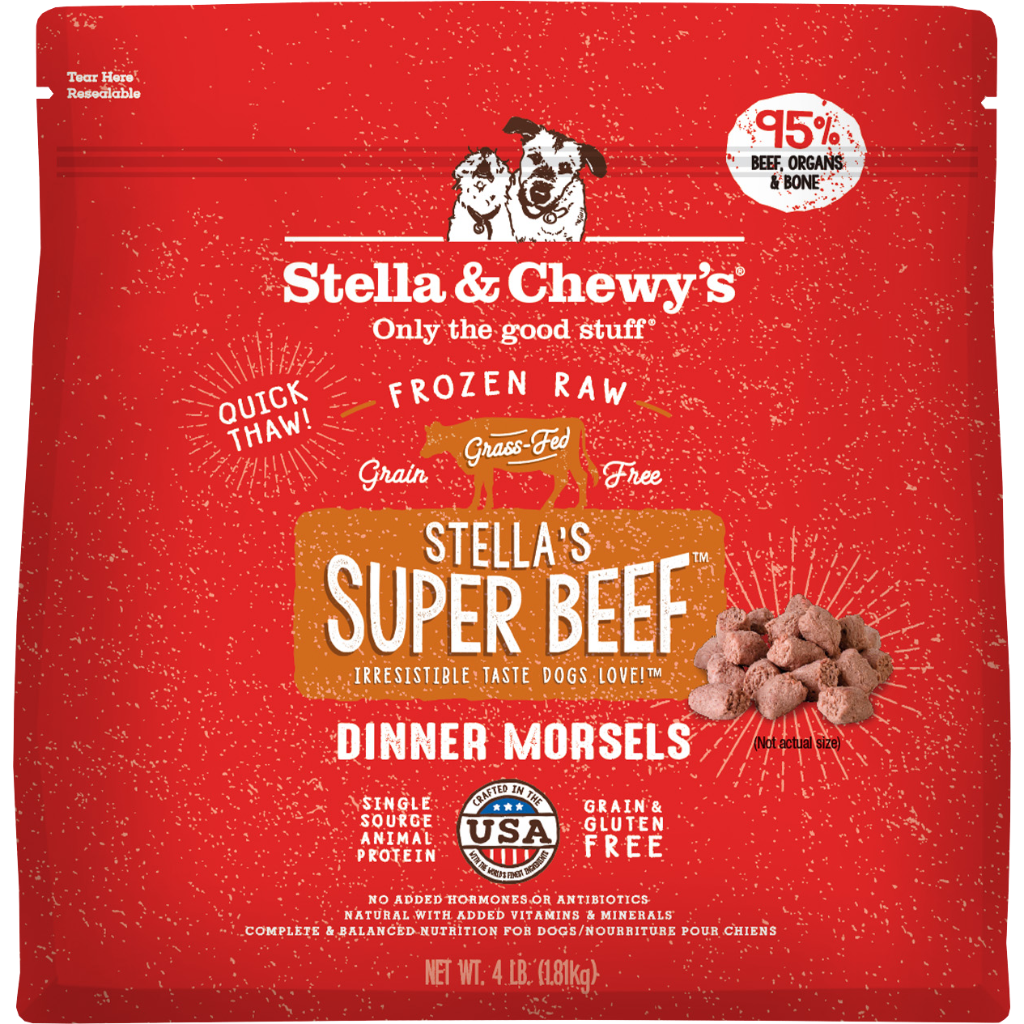 Stella's Super Beef Morsels Frozen Dinner 4lb