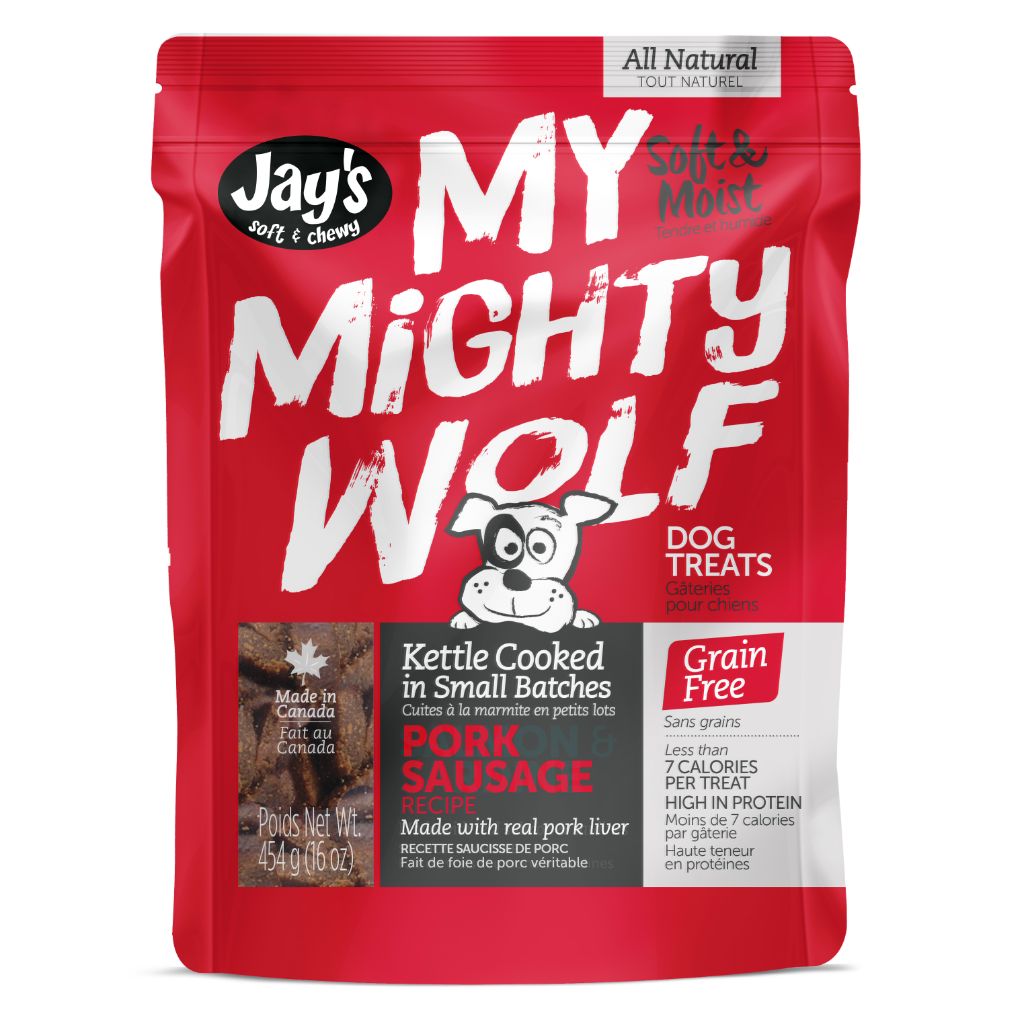 My Mighty Wolf Pork treats for dogs 454 gm
