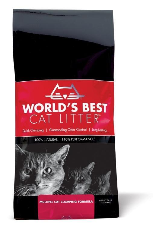 World's Best Cat Litter' Multiple Cat Clumping Formula 28 lbs. bag