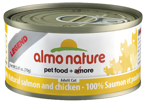 Almo Nature 100% Natural Salmon with Chicken 24 x 70g