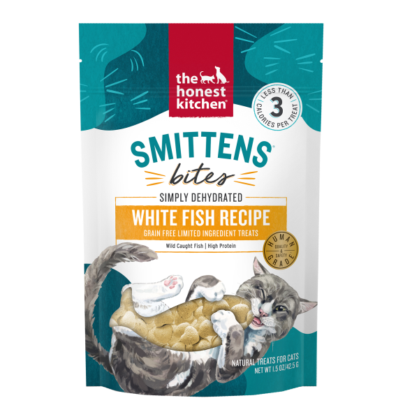 Honest Kitchen Grain Free Smittens Heart Shaped Bites White Fish