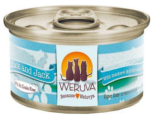 Weruva Mack and Jack ' With Mackerel and Grilled Skipjack 24 x 5oz Cans