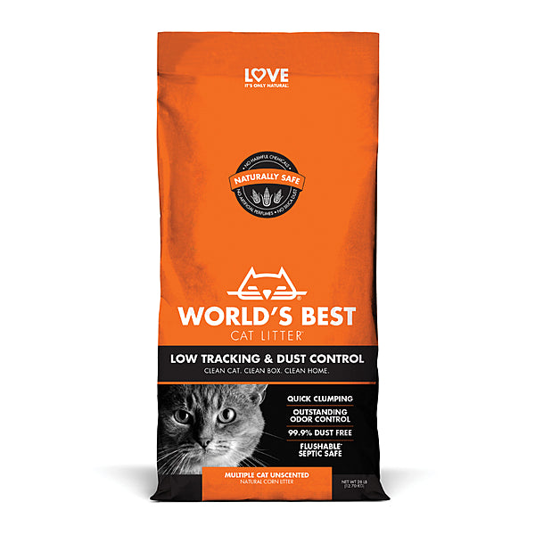 World's Best Cat Litter' Low Tracking & Dust Control Formula 28 lbs. bag