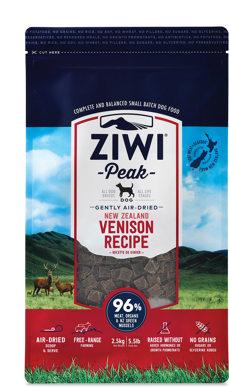 buy ZiwiPeak Air Dried Venison Naturally Urban Pet Store To