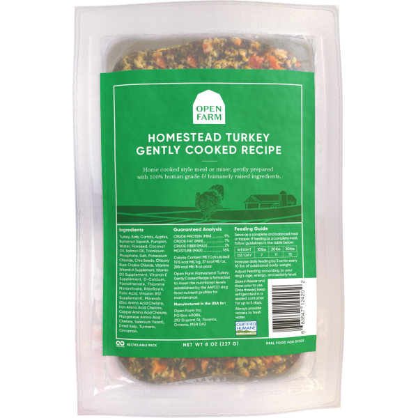 Open Farm Gently Cooked Homestead Turkey Recipe