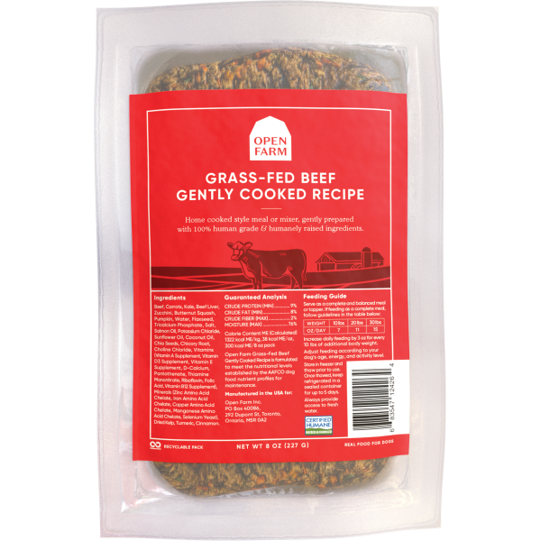 Open Farm Gently Cooked Grass-Fed Beef Recipe