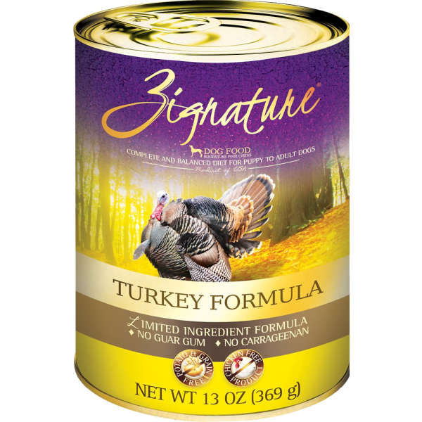 Zignature LID Turkey Recipe for Dogs 12x13oz cans