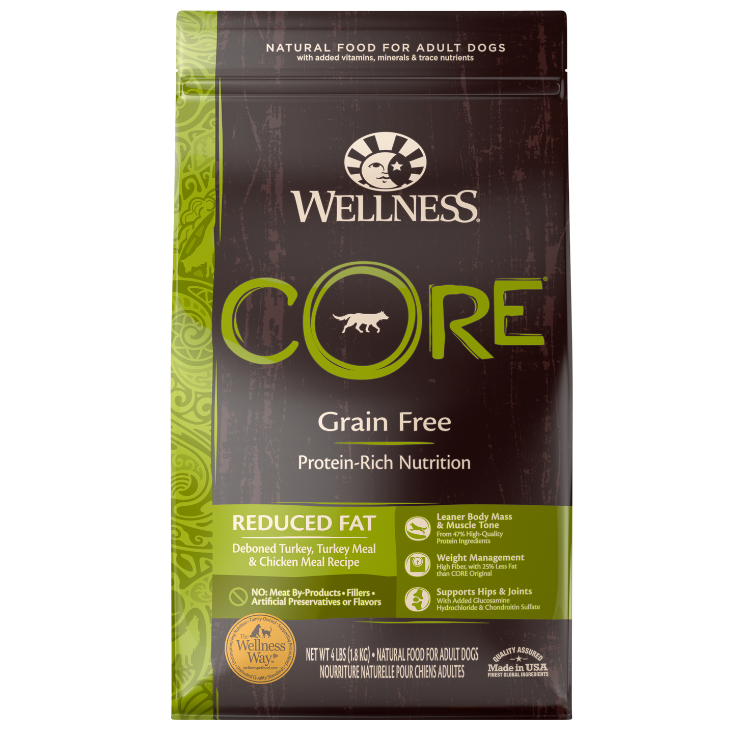 Wellness CORE Reduced Fat for Dogs 24 lbs.