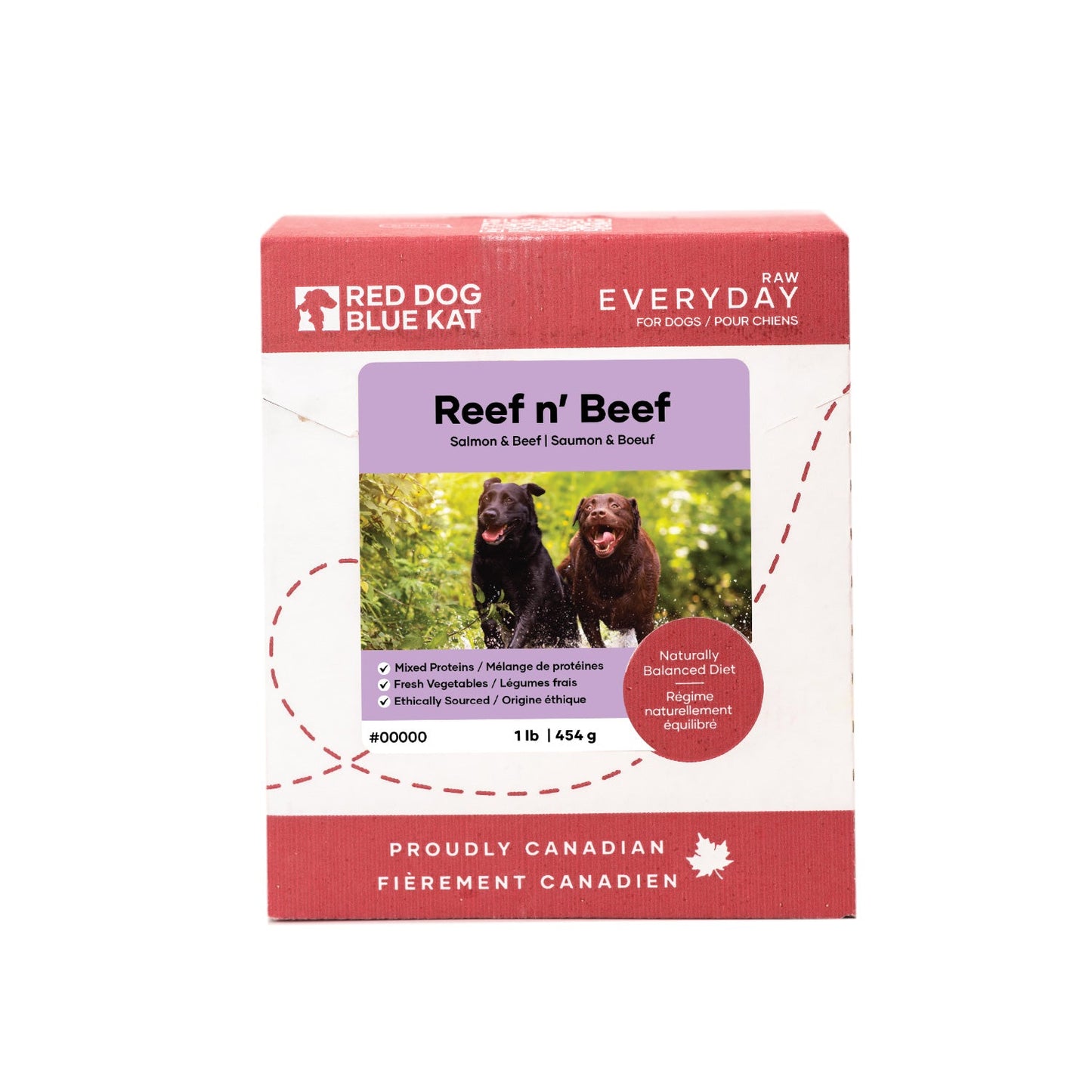 Red Dog Blue Kat Everyday DOG Raw Reef n' Beef (Beef & Salmon)