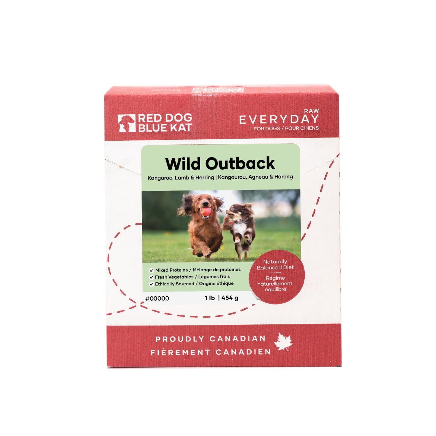 Red Dog Blue Kat Everyday DOG Raw Wild Outback (Kangaroo, Lamb & Fish)