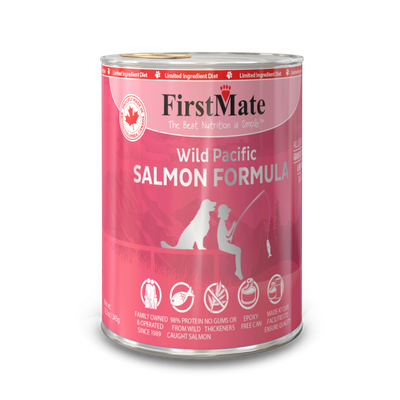 FirstMate's Can Wild Salmon for Dogs or Cats 12 x12.5 oz.