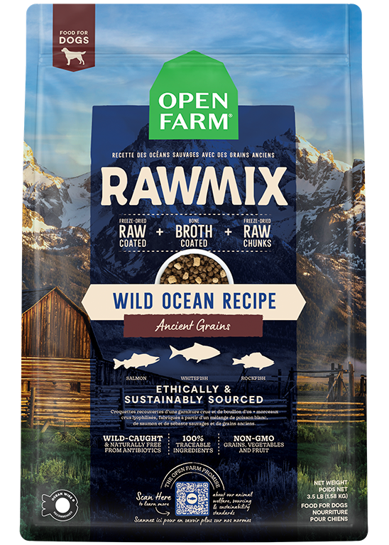 Open Farm RAWMIX Wild Ocean Recipe with Ancient Grains for Dogs