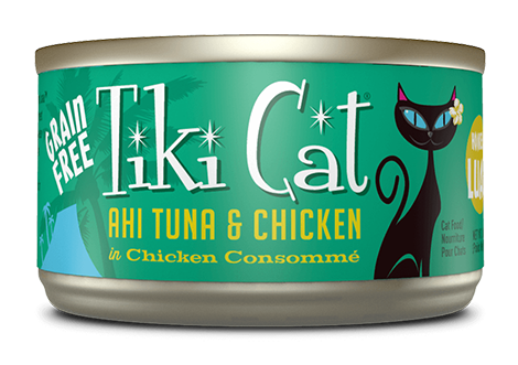 Tiki Cat Hookena Luau Ahi Tuna & Chicken 8 x 6oz cans