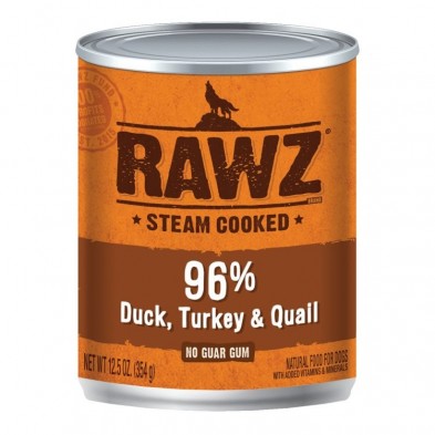 96% Duck, Turkey & Quail for DOGS 12 x 12.5 oz cans