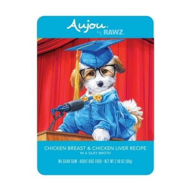 Chicken Breast & Chicken Liver for DOGS 8x2.46oz