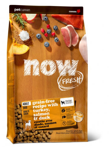 Now Fresh Grain-Free Turkey, Salmon & Duck Adult Dog Recipe 22 lbs.