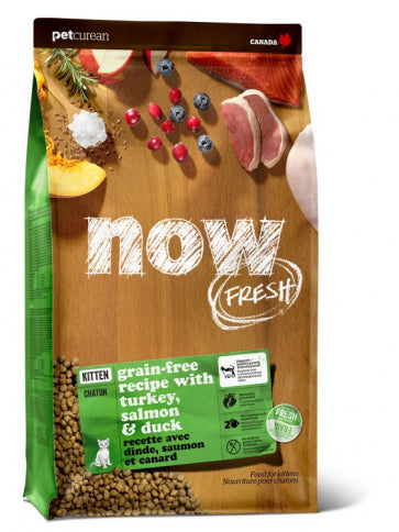 Now Fresh - Grain Free Kitten Turkey, Salmon & Duck Recipe 8 lbs.