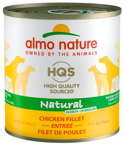 HQS NATURAL DOG Chicken Fillet entrée 12 X 280 gram cans