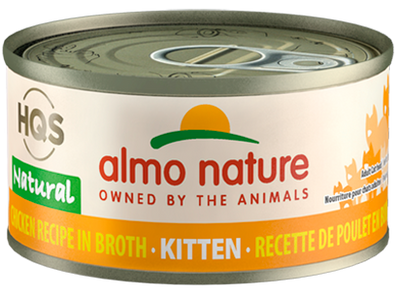HQS NATURAL CAT - Kitten Chicken 24 X 70 gram cans
