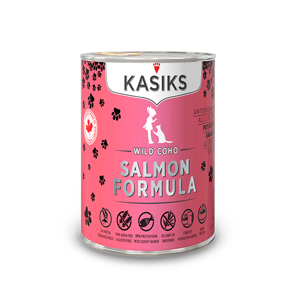 FirstMate’s Kasiks Wild Caught Coho Salmon for Dogs or Cats