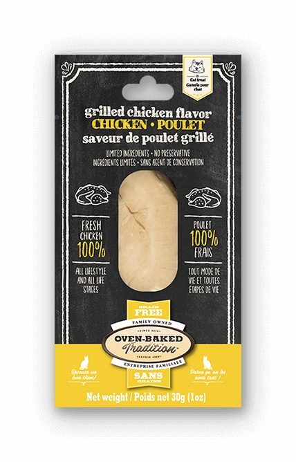 Oven Baked Grilled Chicken Cat Treats 30 gr.