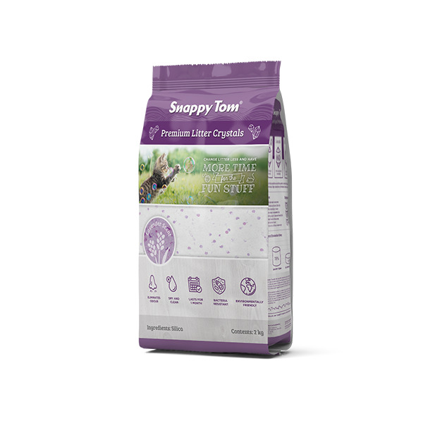 Snappy Tom Crystal Litter - Lavendar 4 kg