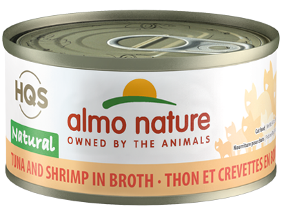 Almo Nature Tuna/Shrimp In Broth 24 can of 70 grams