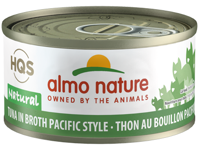 ALMO NATURE HQS NATURAL CAT - Tuna in broth Pacific style 24 X 70 gram cans