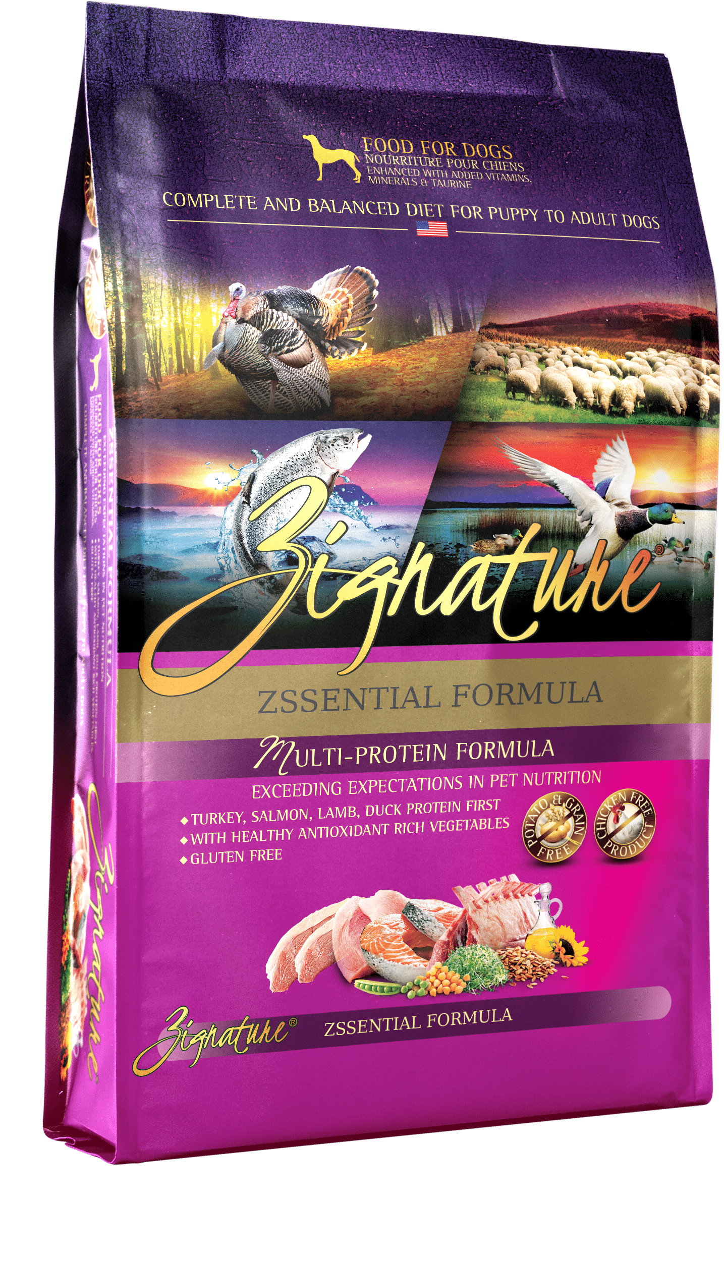 Zignature Zssential Grain-Free Formula for Dogs 25 lbs.