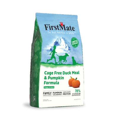 FirstMate Cage Free Duck Meal & Pumpkin Formula 25 Lb