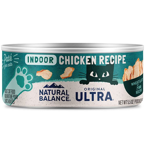 Natural Balance Ultra Premium Indoor Canned Cat Formula 24 x 5.5 oz. cans