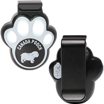 Canada Pooch Core Handsfree Clip-On Safety Light - Black