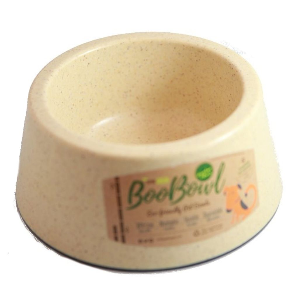 Dog BooBowl Round Ivory