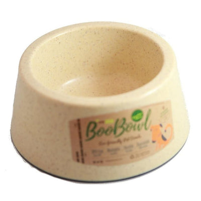 Dog BooBowl Round Ivory