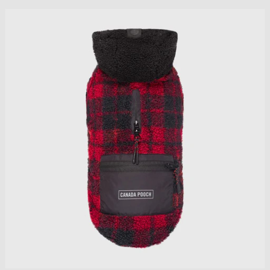 Cool Factor Hoodie Red Plaid