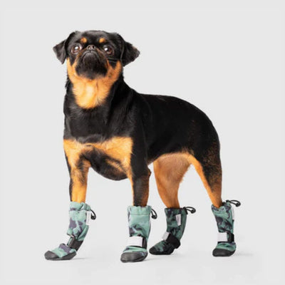 Soft Shield Boots Green Camo Reflective