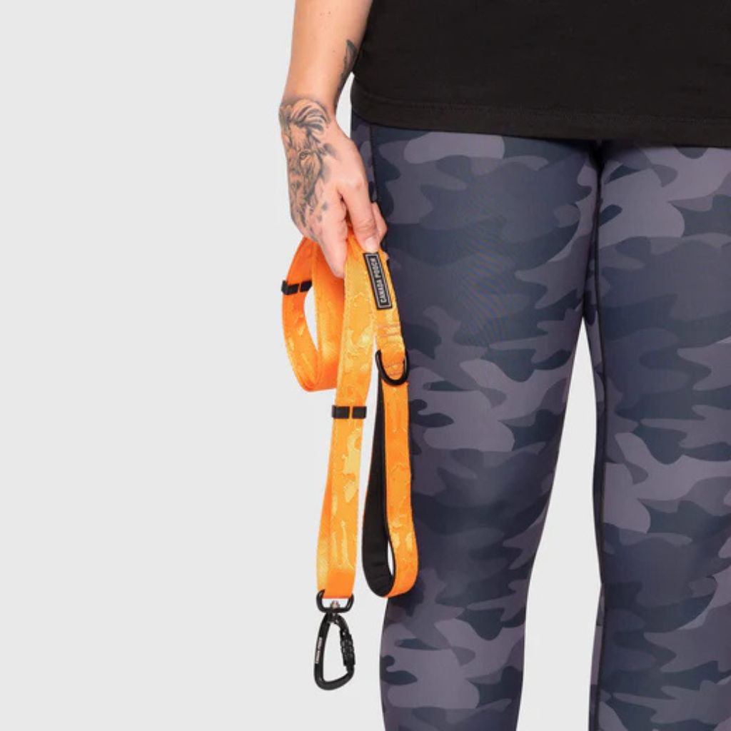 Core Utility Leash - Orange Camo