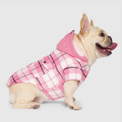 The Shacket Pink Plaid