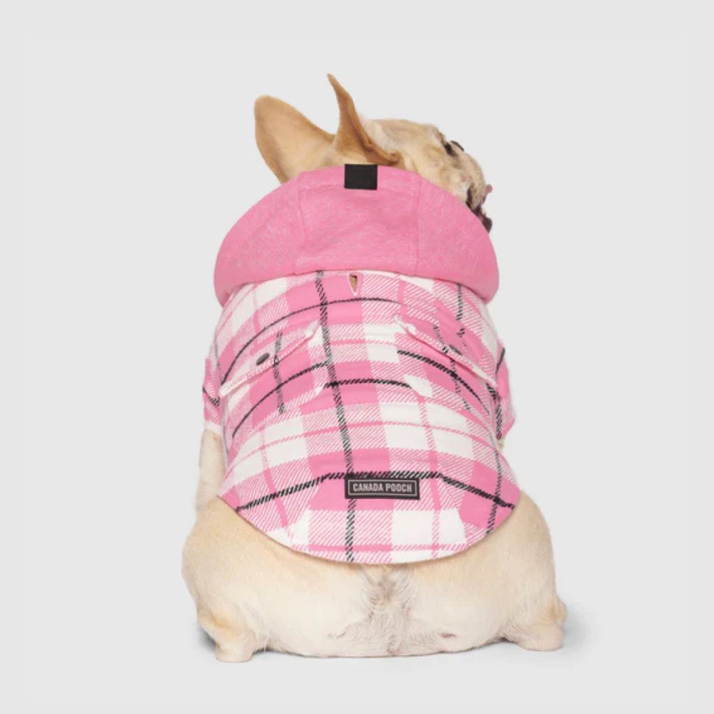 The Shacket Pink Plaid