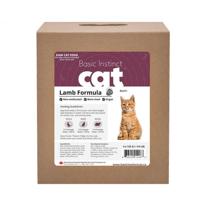 3P naturals -Basic Instinct - Non-Medicated Lamb for cats