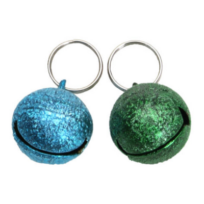 Frosted Designer Bells Round Male Green & Blue