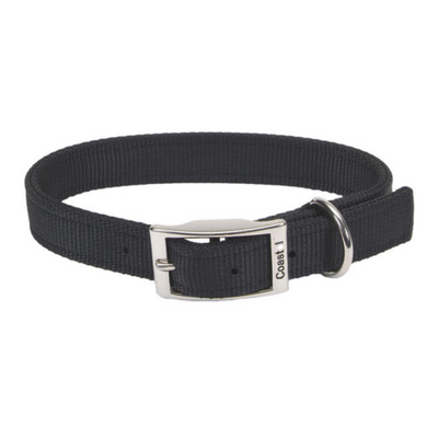 DoublePly Nylon Collar Black